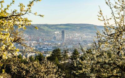 Frühling in Jena: Standorte der Kirschblüte